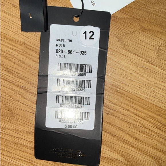 NWT ViX Paula Hermanny Swimwear Mabel Bikini 2 Piece Set Large Hibiscus - Picture 6 of 7